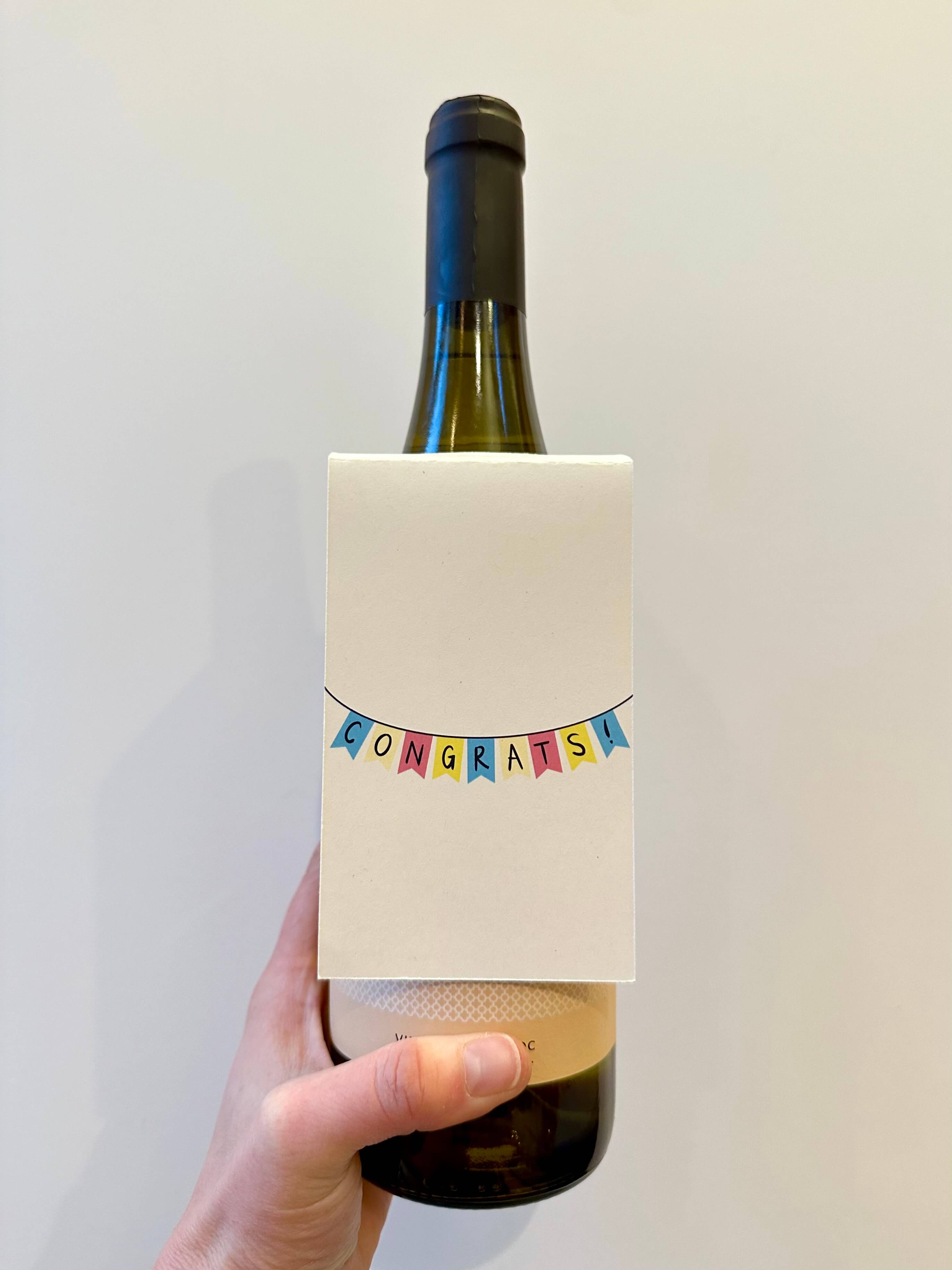 Wine Bottle Gift Tags