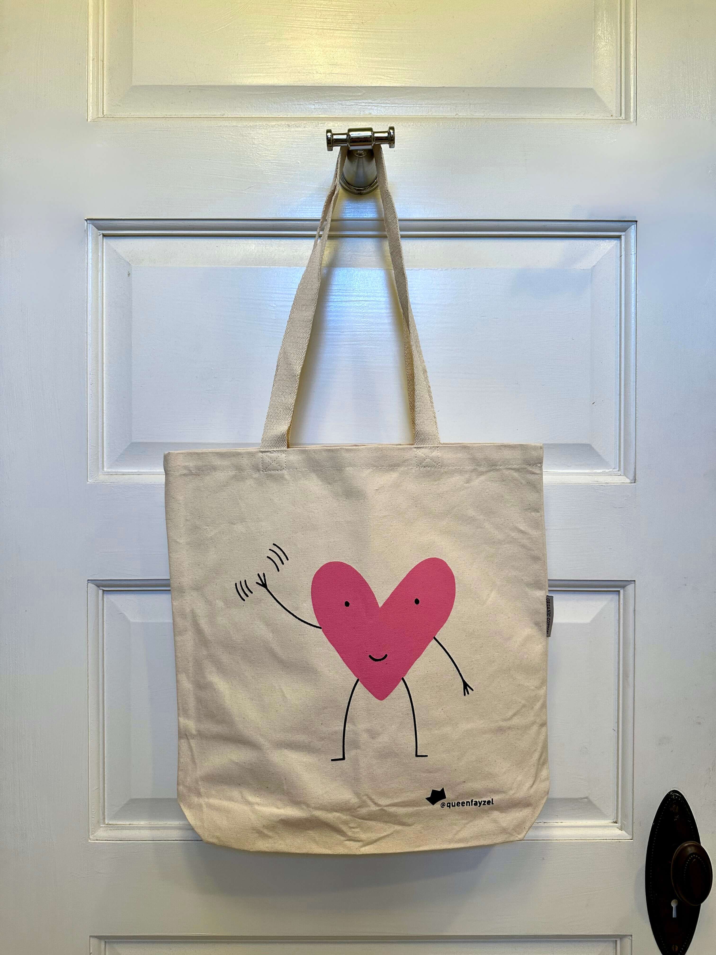 Heart Buddy Tote Bag
