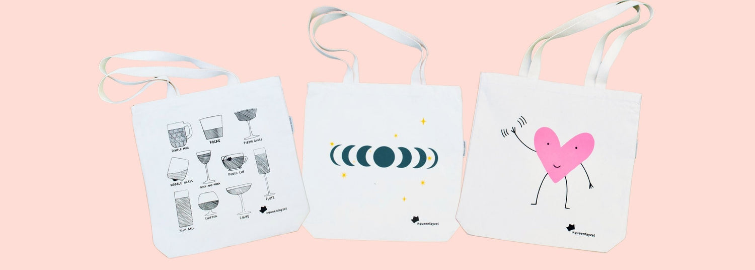 Cute Cotton Tote Bags