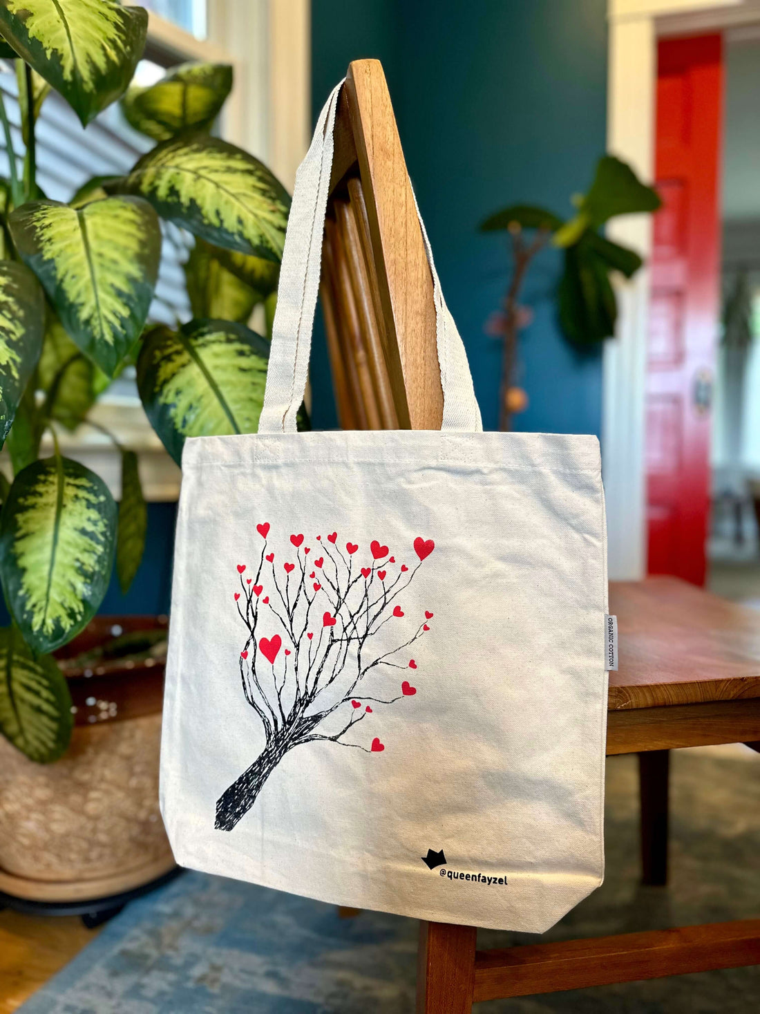 Heart Tree Tote Bag