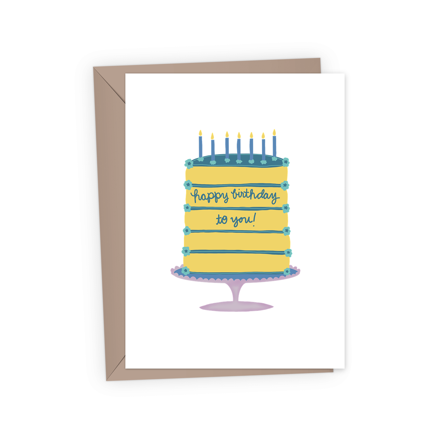 Layer Cake Birthday Card