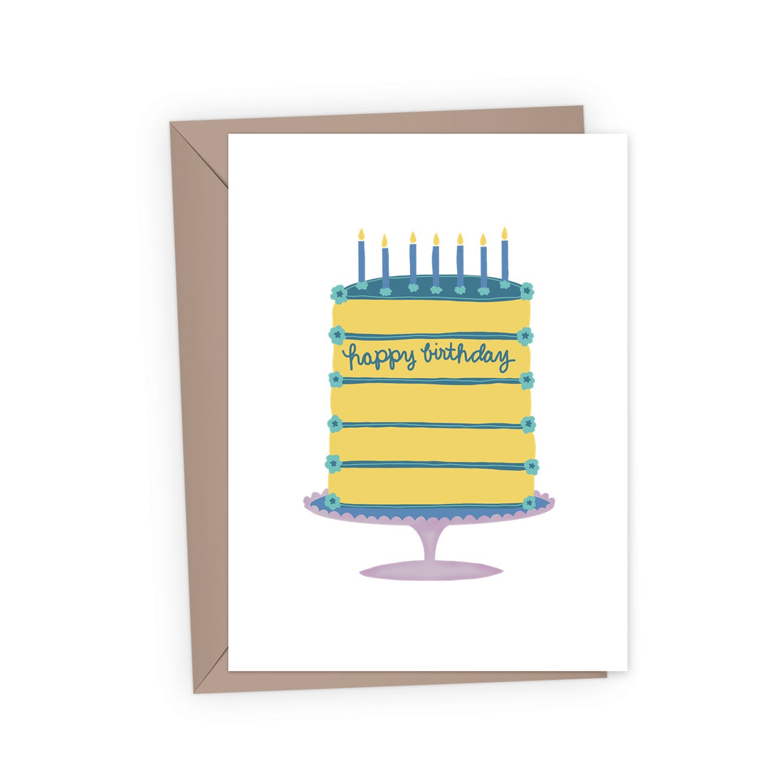 Layer Cake Birthday Card