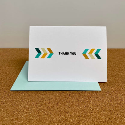 Chevron Thank You Card Set