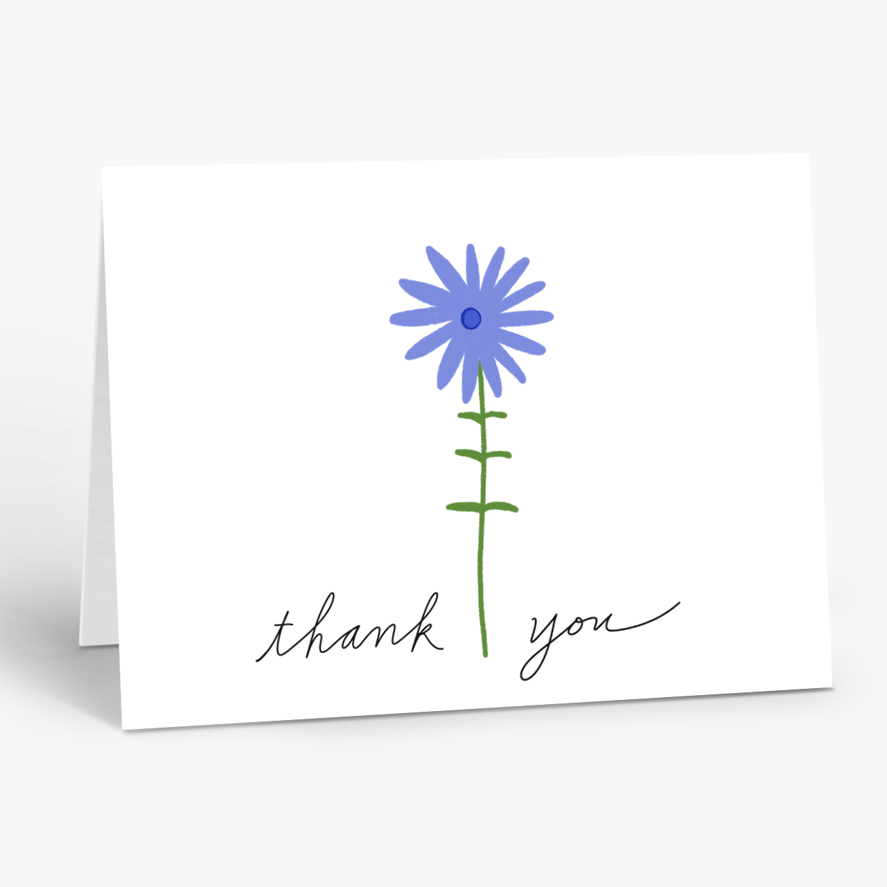 Flower Thank You Card Set