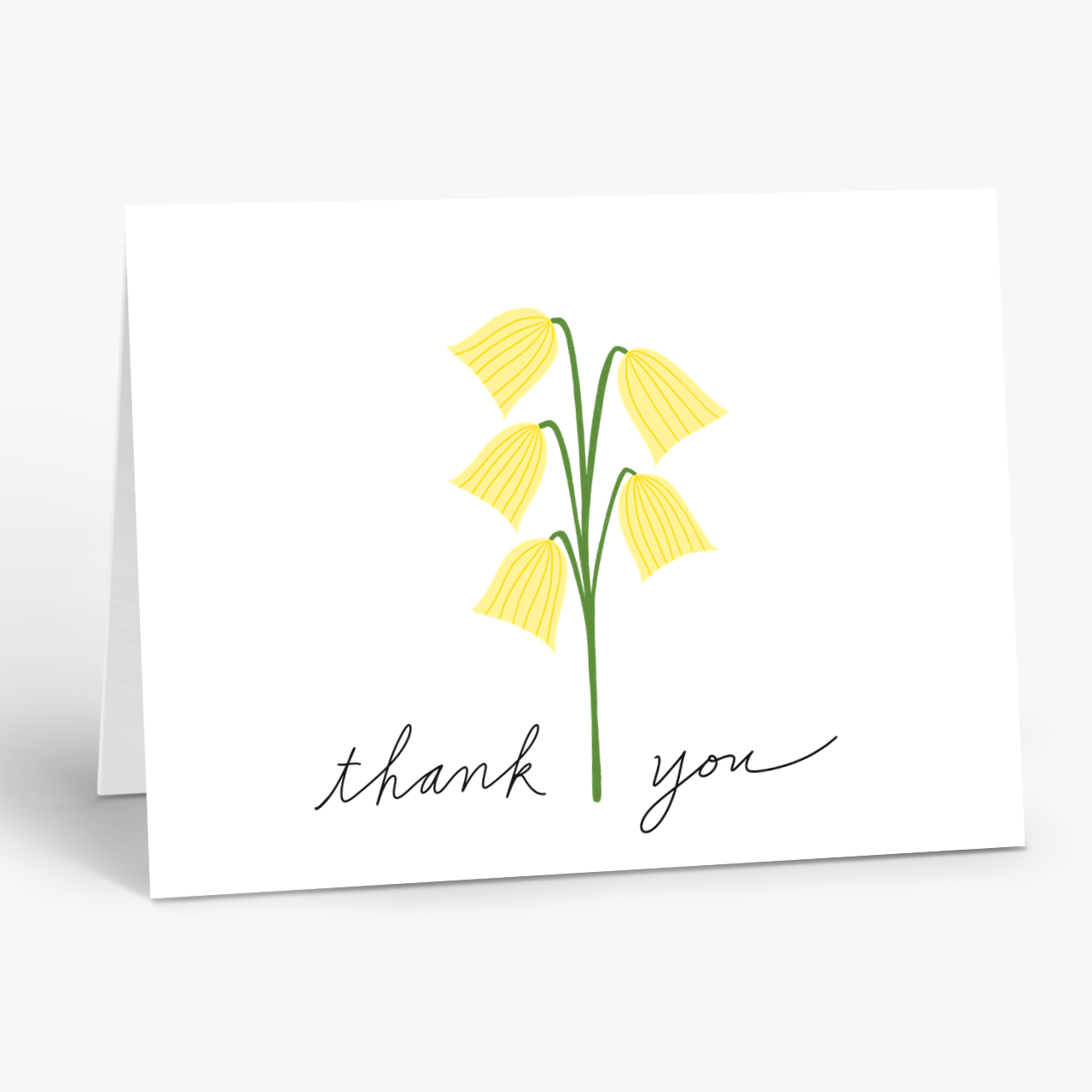 Flower Thank You Card Set