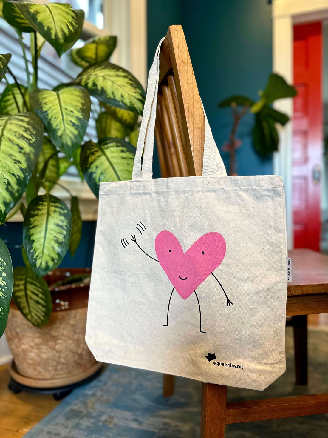Heart Buddy Tote Bag