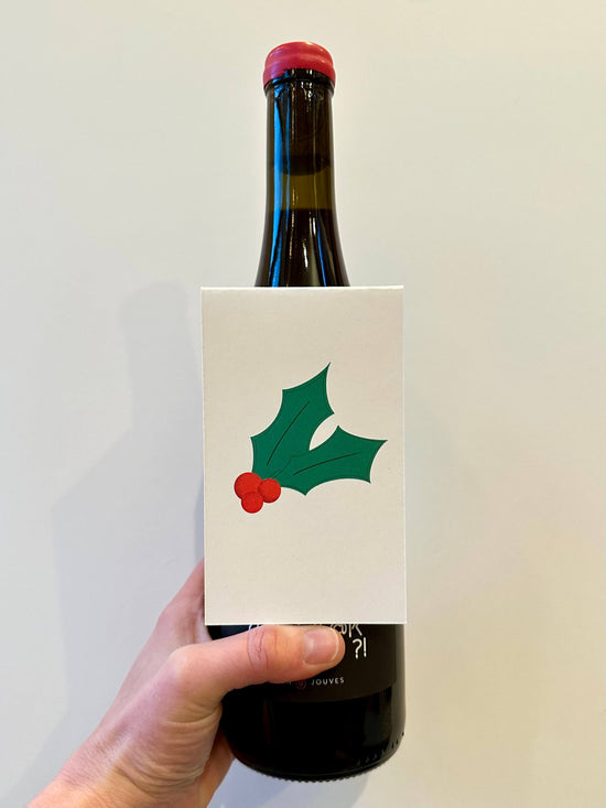 Holiday Wine Bottle Gift Tags
