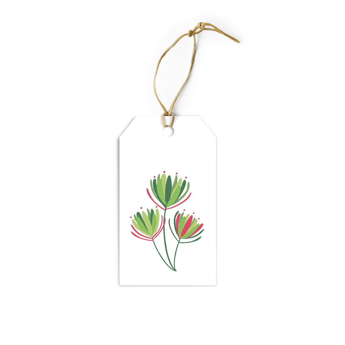 Floral Holiday Gift Tags