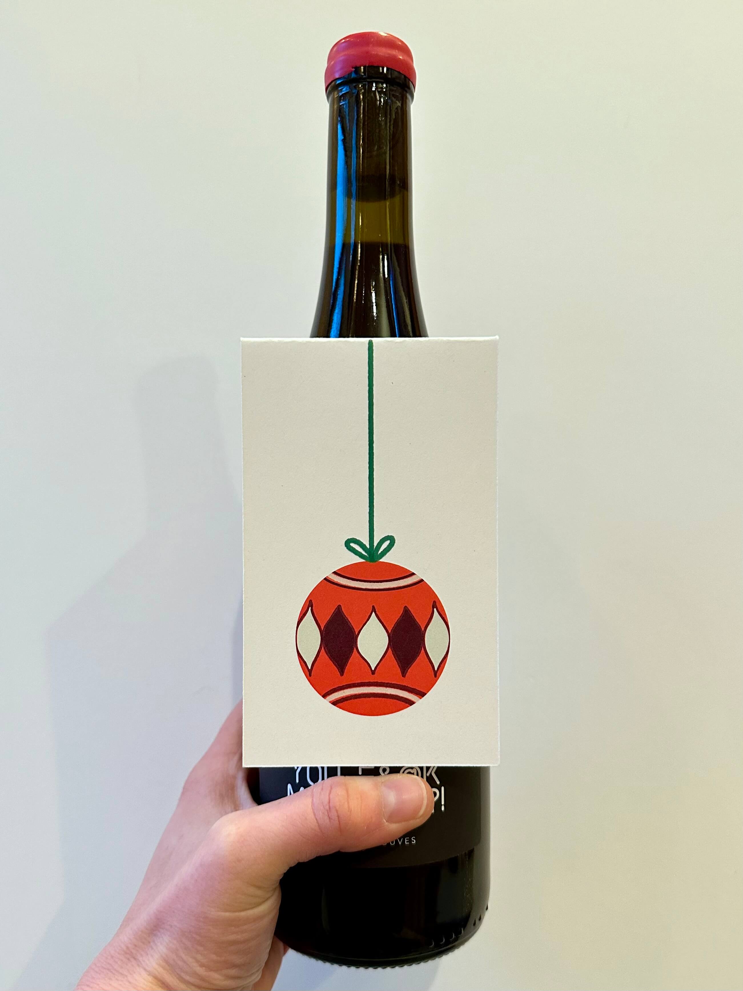 Holiday Wine Bottle Gift Tags