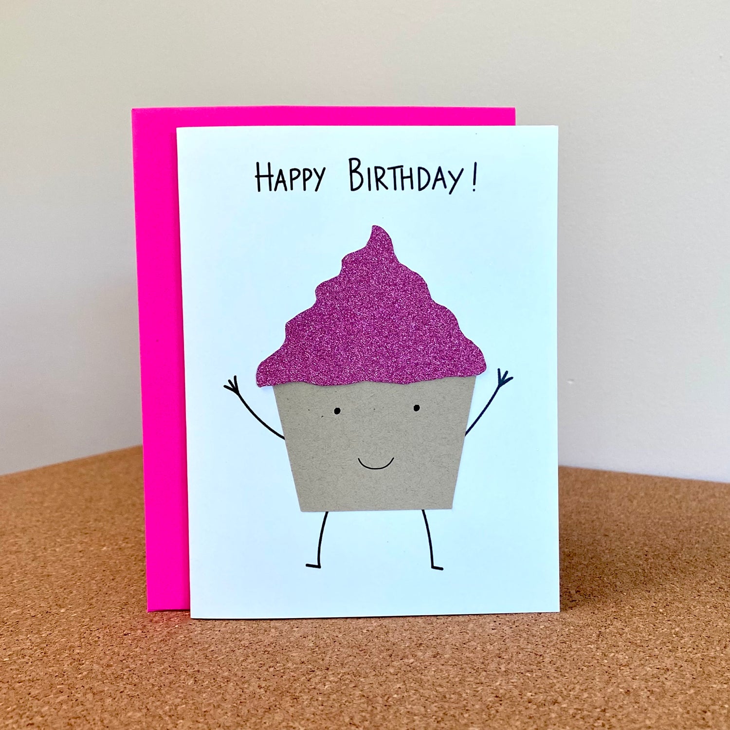 handmade birthday cards cupcake